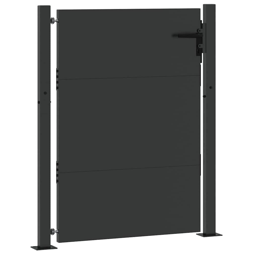 Gartentor 110 X 155 Cm Pulverbeschichteter Stahl