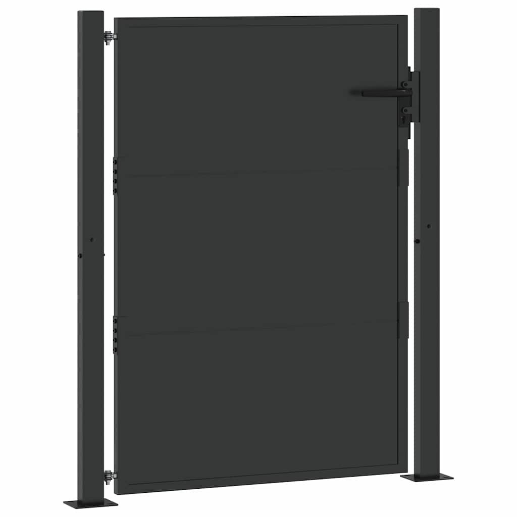 Gartentor 110 X 155 Cm Pulverbeschichteter Stahl