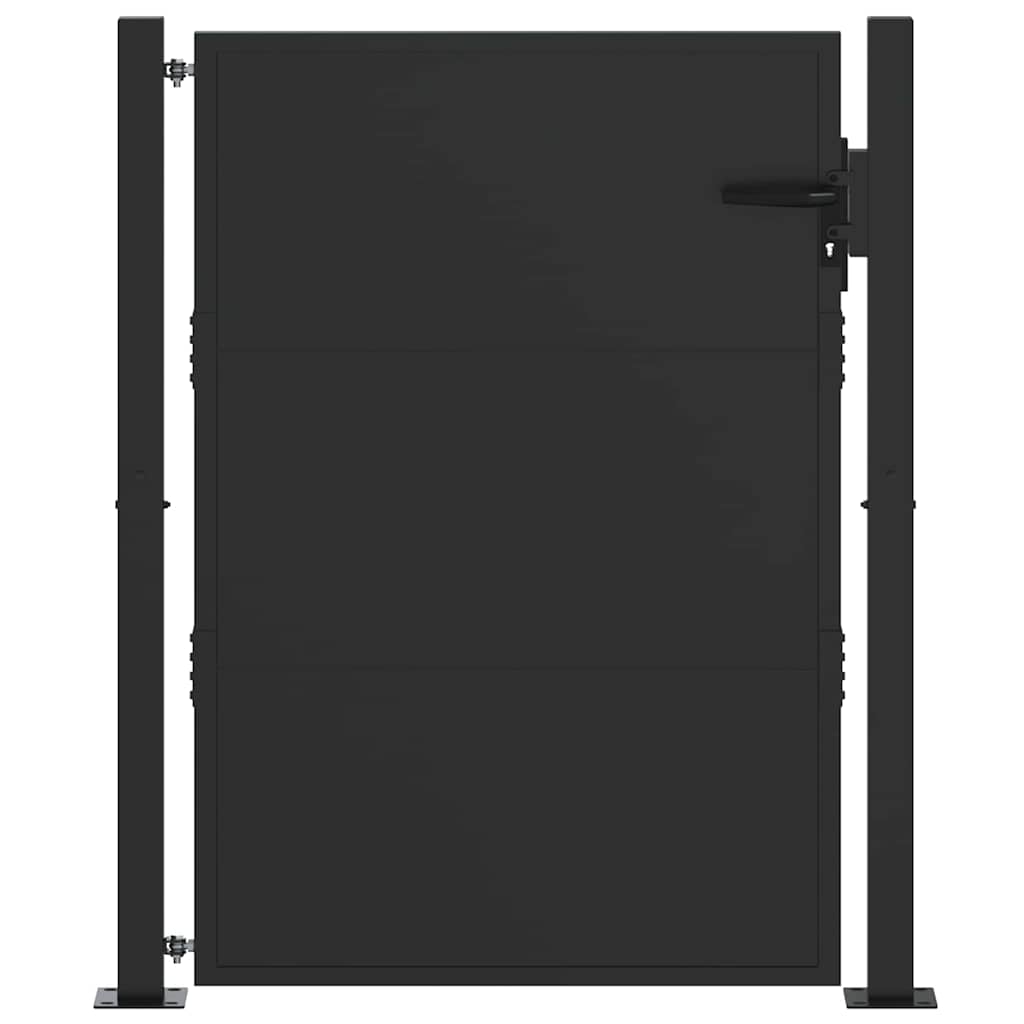 Gartentor 110 X 155 Cm Pulverbeschichteter Stahl