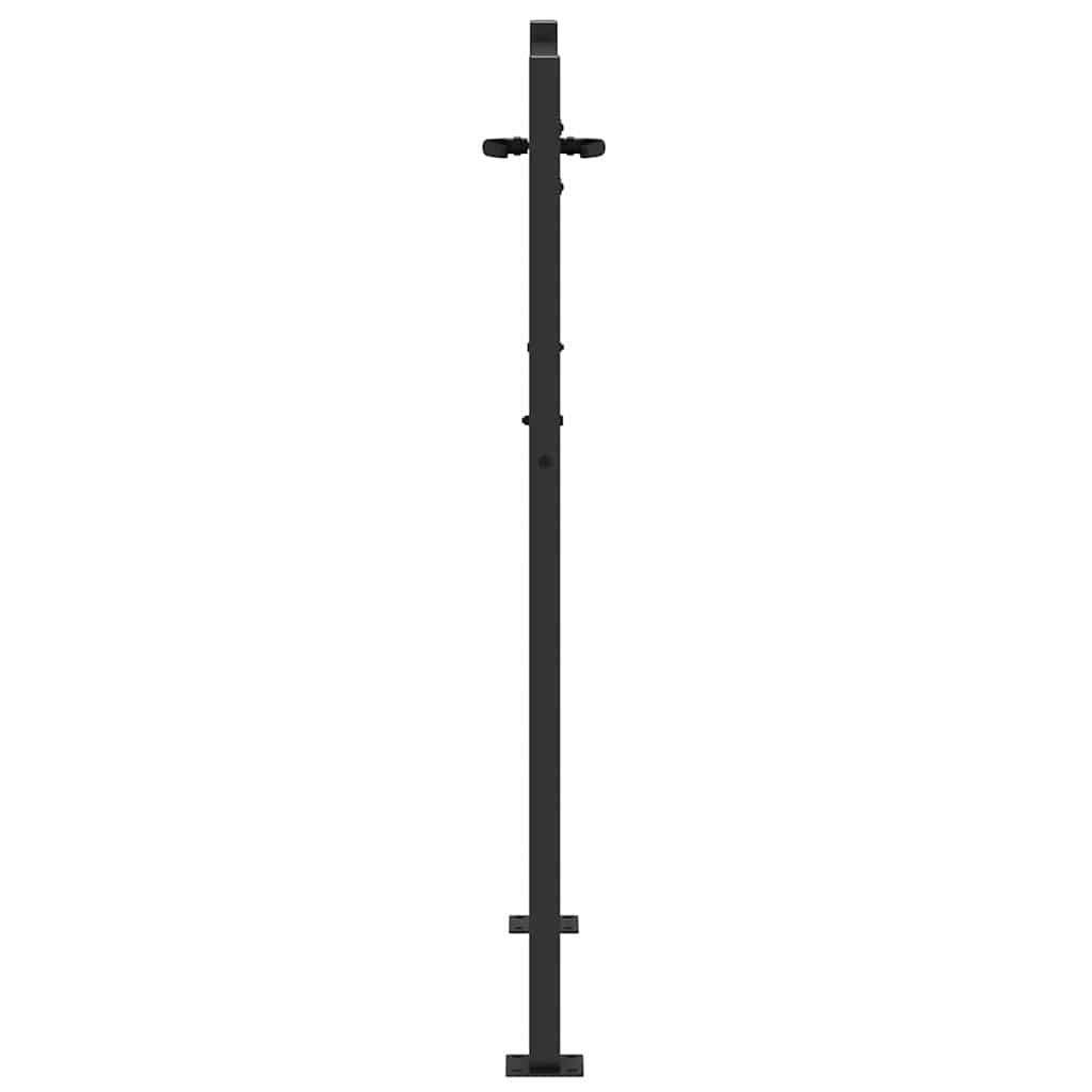 Gartentor 110 X 155 Cm Pulverbeschichteter Stahl