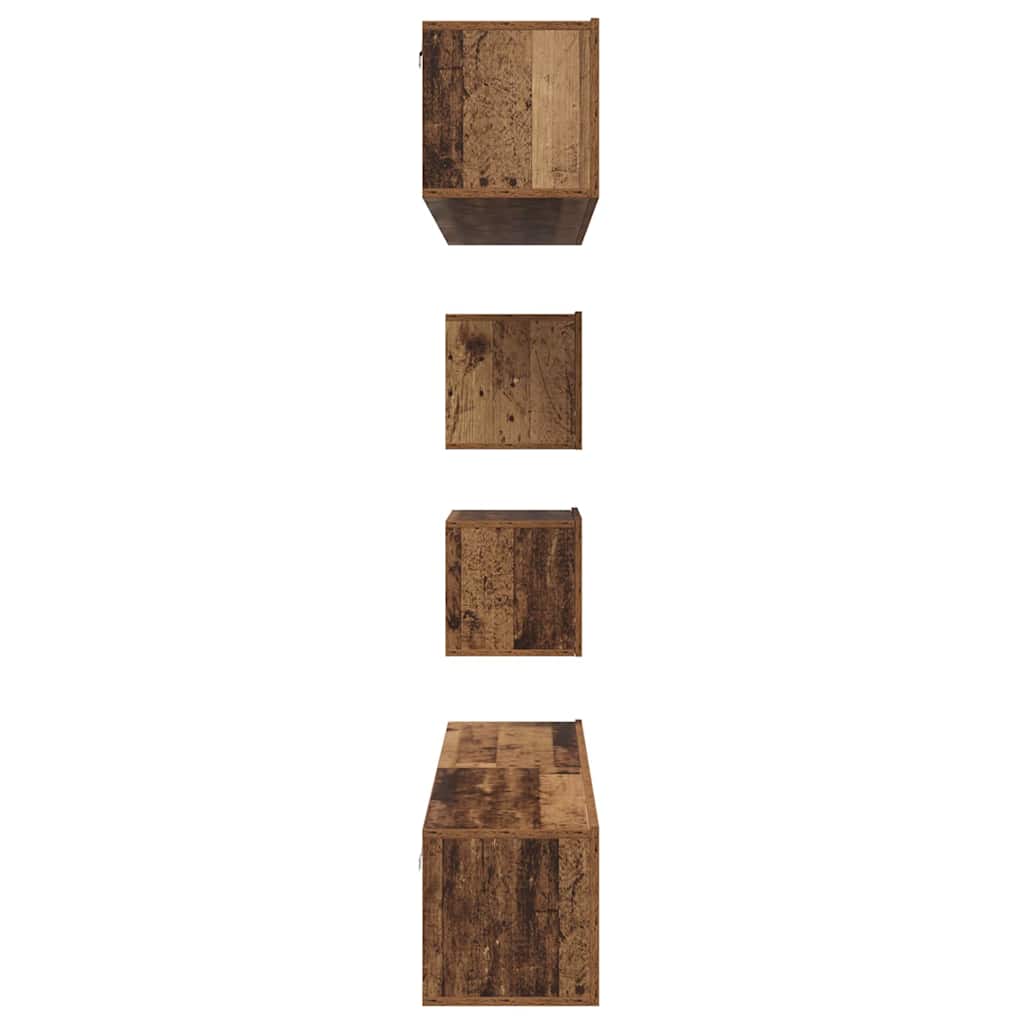 Tv-Schrankset 6 Pcs Holzwerkstoff