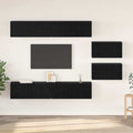 Tv-Schrankset 6 Pcs Holzwerkstoff