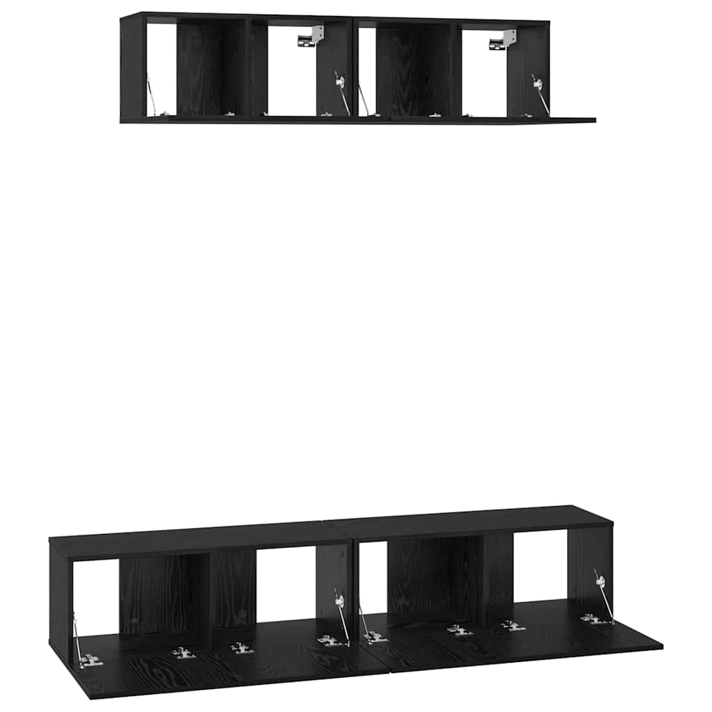 Tv-Schrankset 4 Pcs Holzwerkstoff