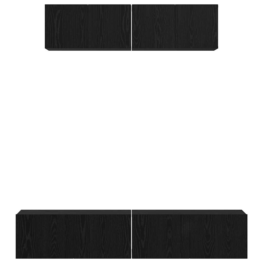 Tv-Schrankset 4 Pcs Holzwerkstoff