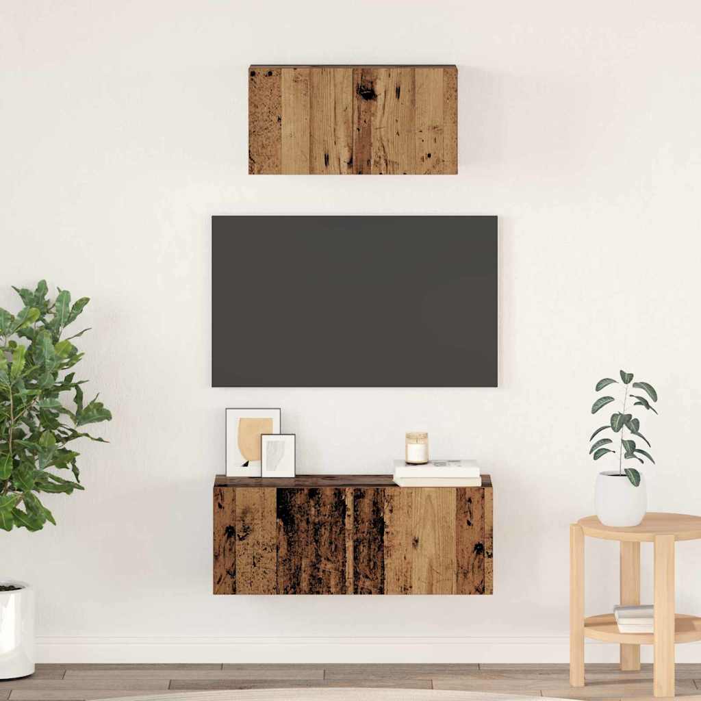 Tv-Schrankset 2 Pcs Holzwerkstoff
