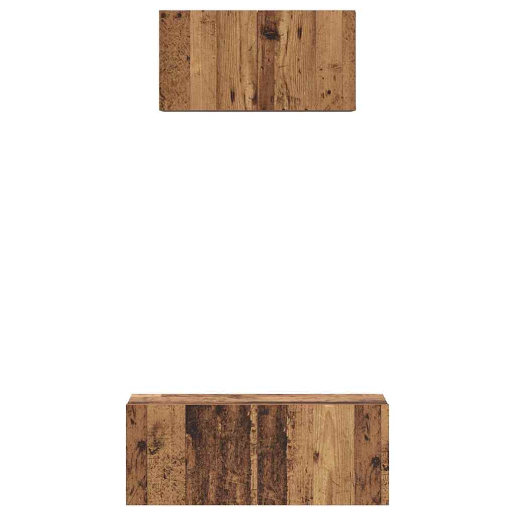 Tv-Schrankset 2 Pcs Holzwerkstoff