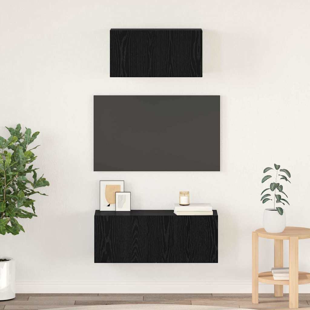 Tv-Schrankset 2 Pcs Holzwerkstoff