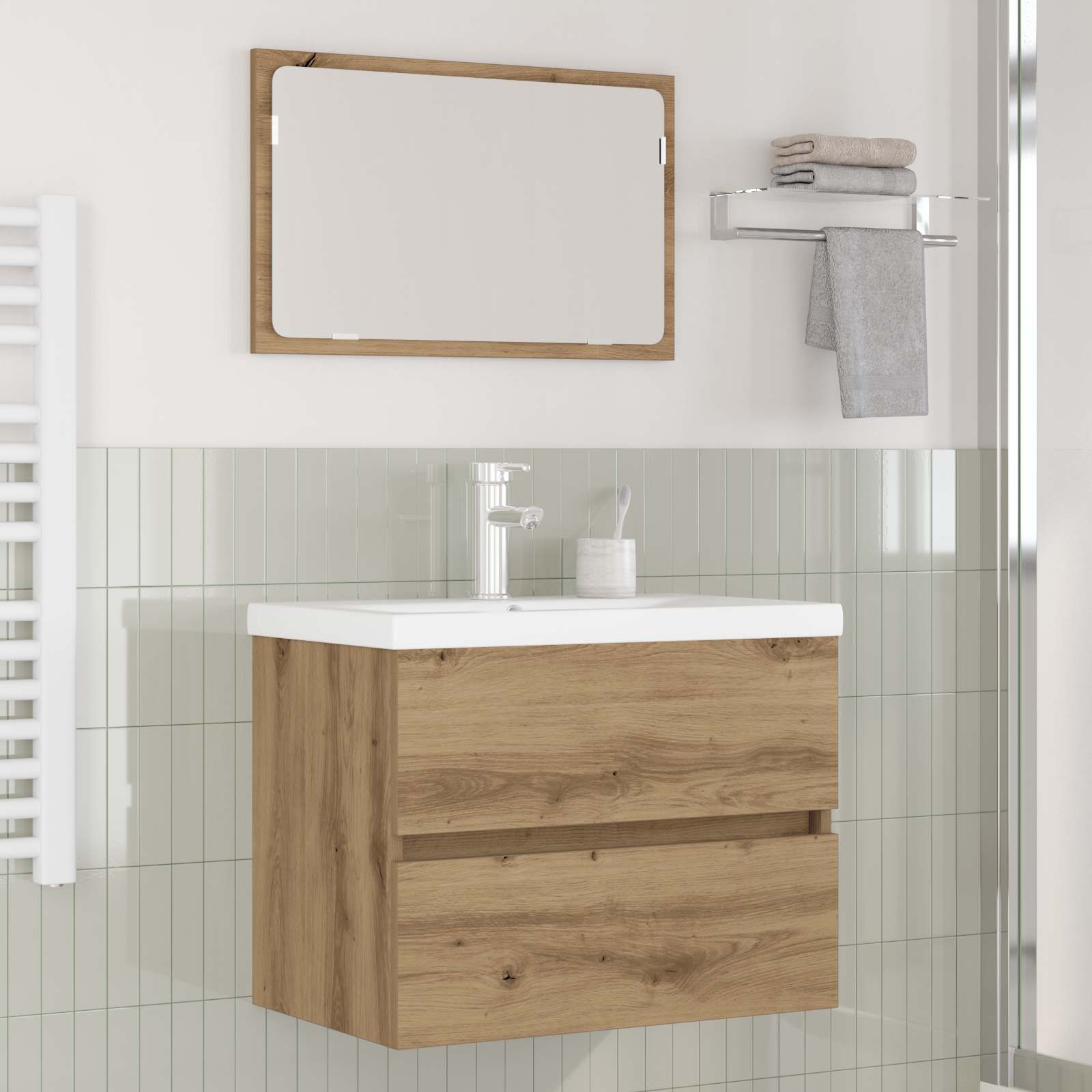 Badezimmermöbel-Set 3 Stk. 61 X 39 X 45 Cm