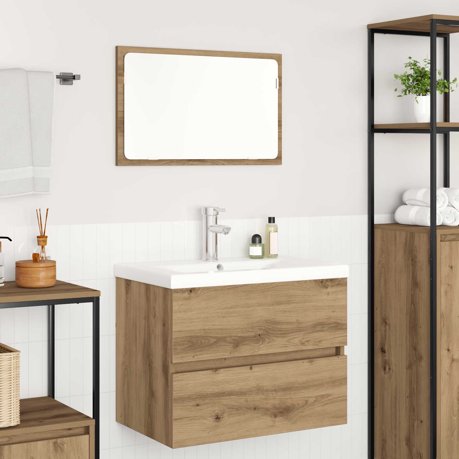 Badezimmermöbel-Set 3 Stk. 61 X 39 X 45 Cm