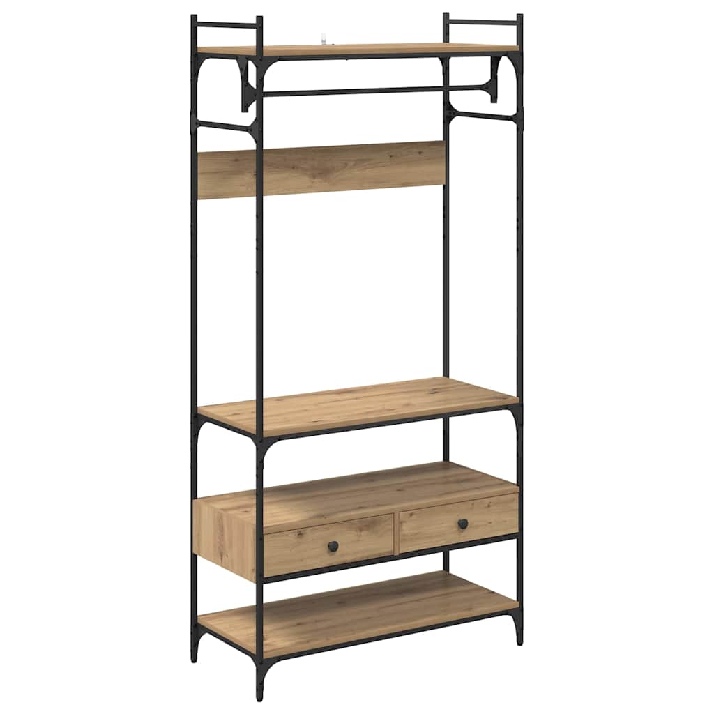 Kleiderschrank 89 X 39 X 184.5 Cm Holzwerkstoff