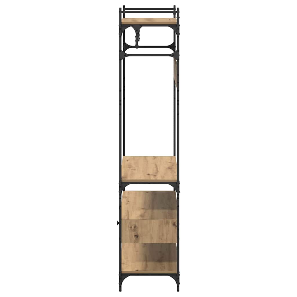 Kleiderschrank 89 X 39 X 184.5 Cm Holzwerkstoff