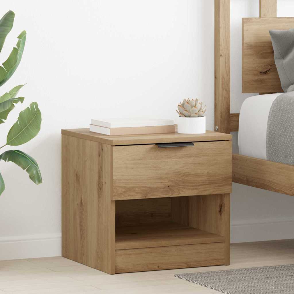 Bettschrank 2 Stk. 40 X 39 X 40 Cm Holzwerkstoff