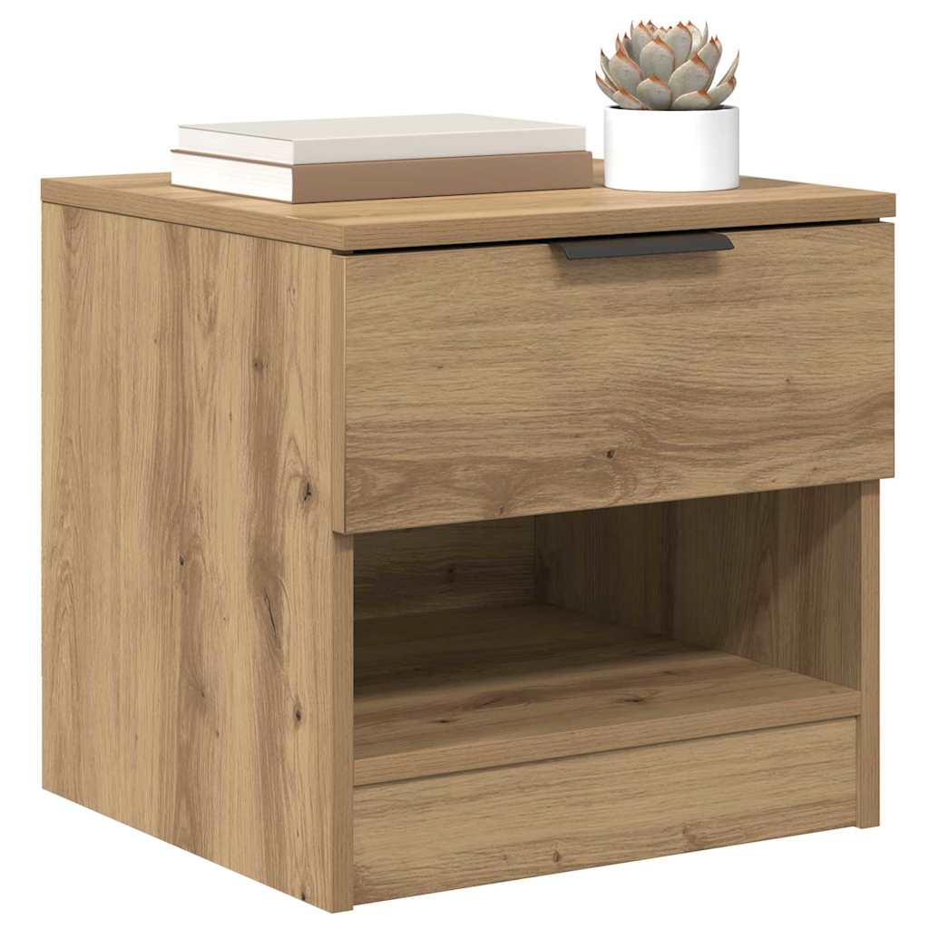 Bettschrank 2 Stk. 40 X 39 X 40 Cm Holzwerkstoff