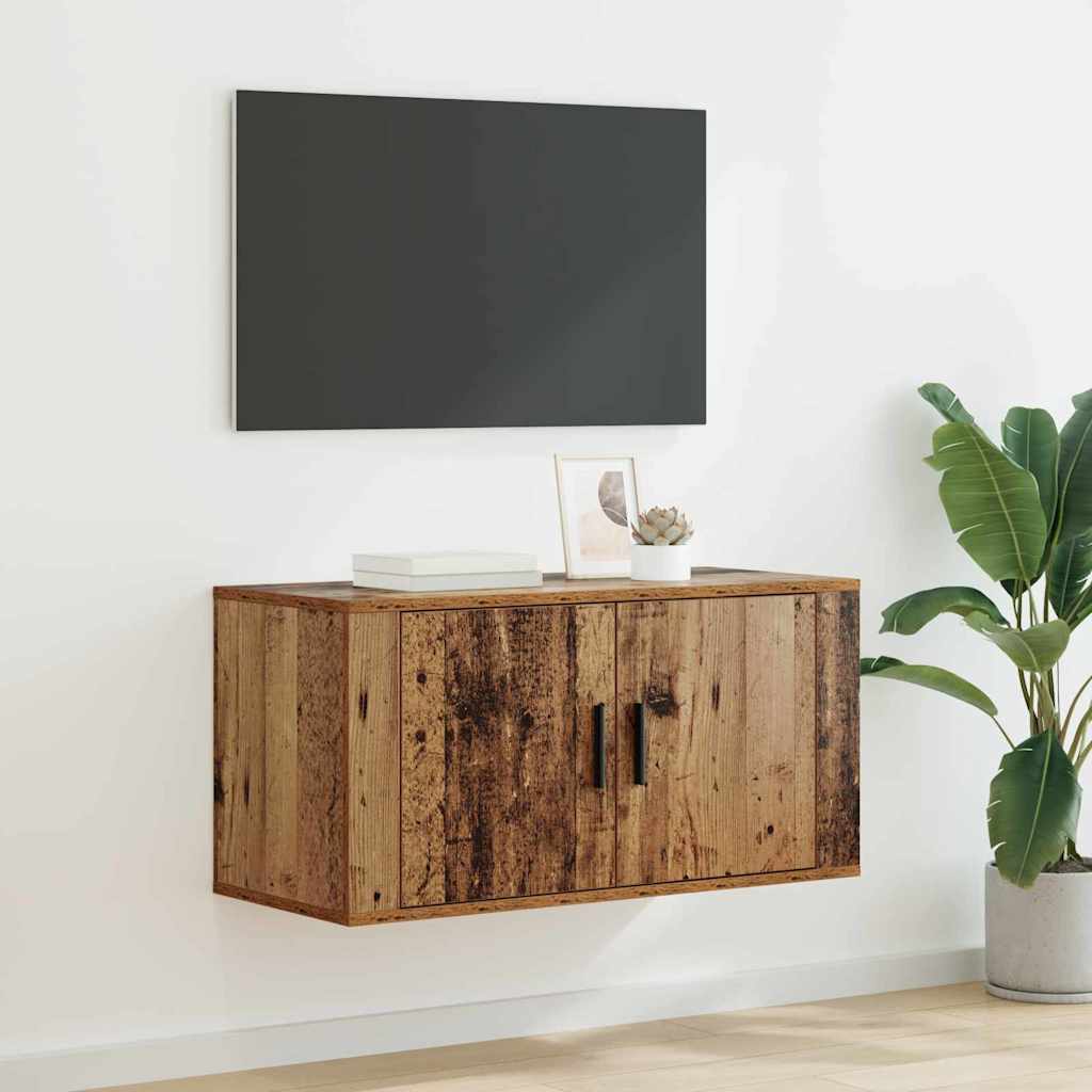 Wandmontiertes Tv-Regal Holzwerkstoff