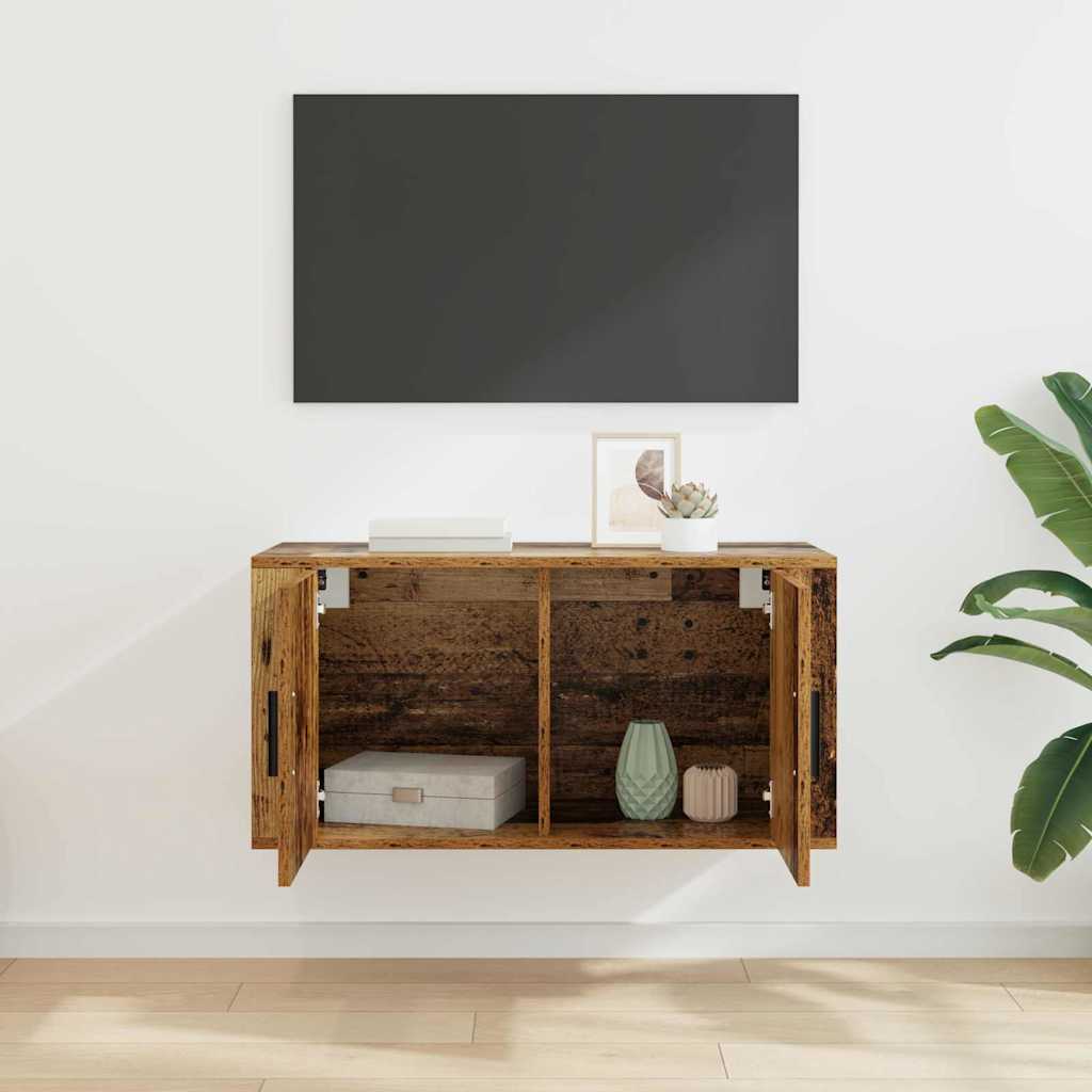 Wandmontiertes Tv-Regal Holzwerkstoff