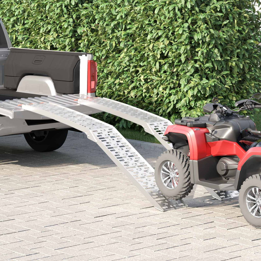 Zusammenklappbare Motorradrampe 340 Kg Pro Rampe 2 Stk.