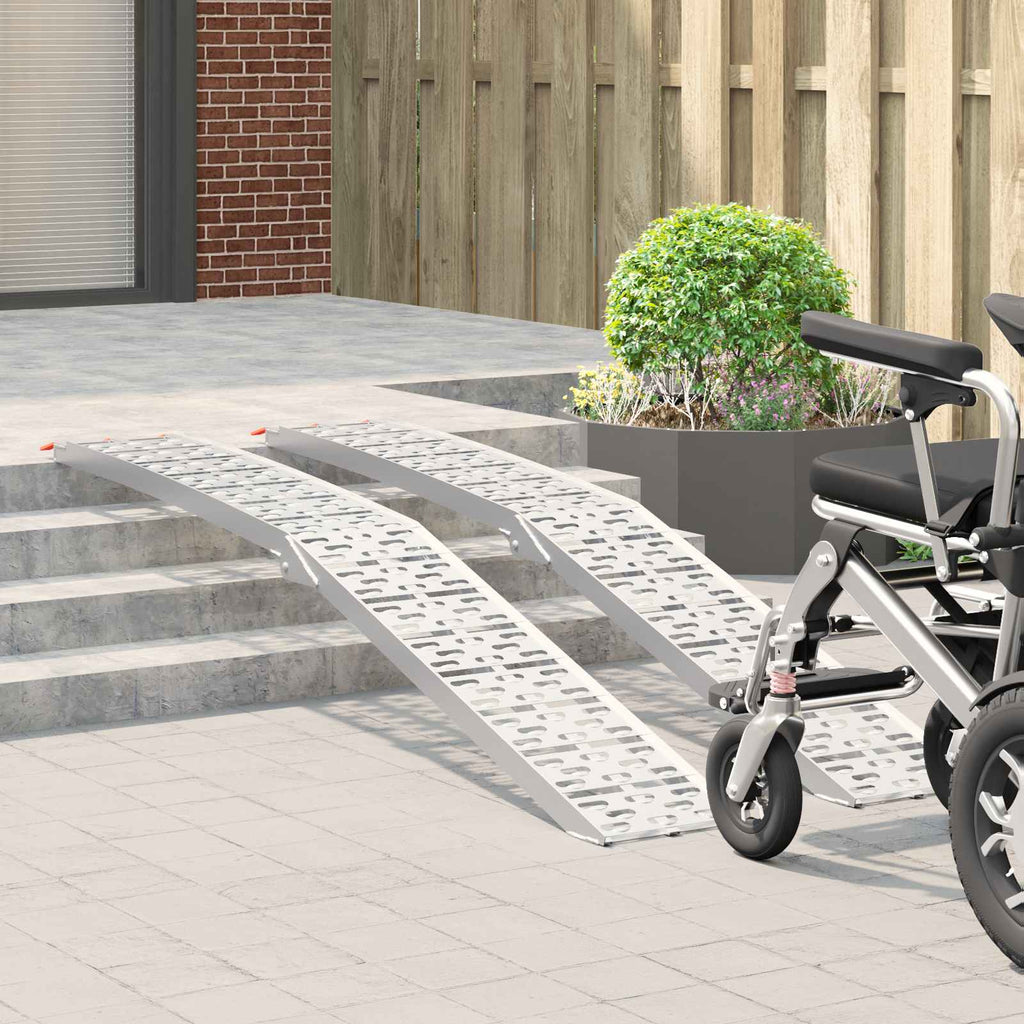 Zusammenklappbare Motorradrampe 340 Kg Pro Rampe 2 Stk.