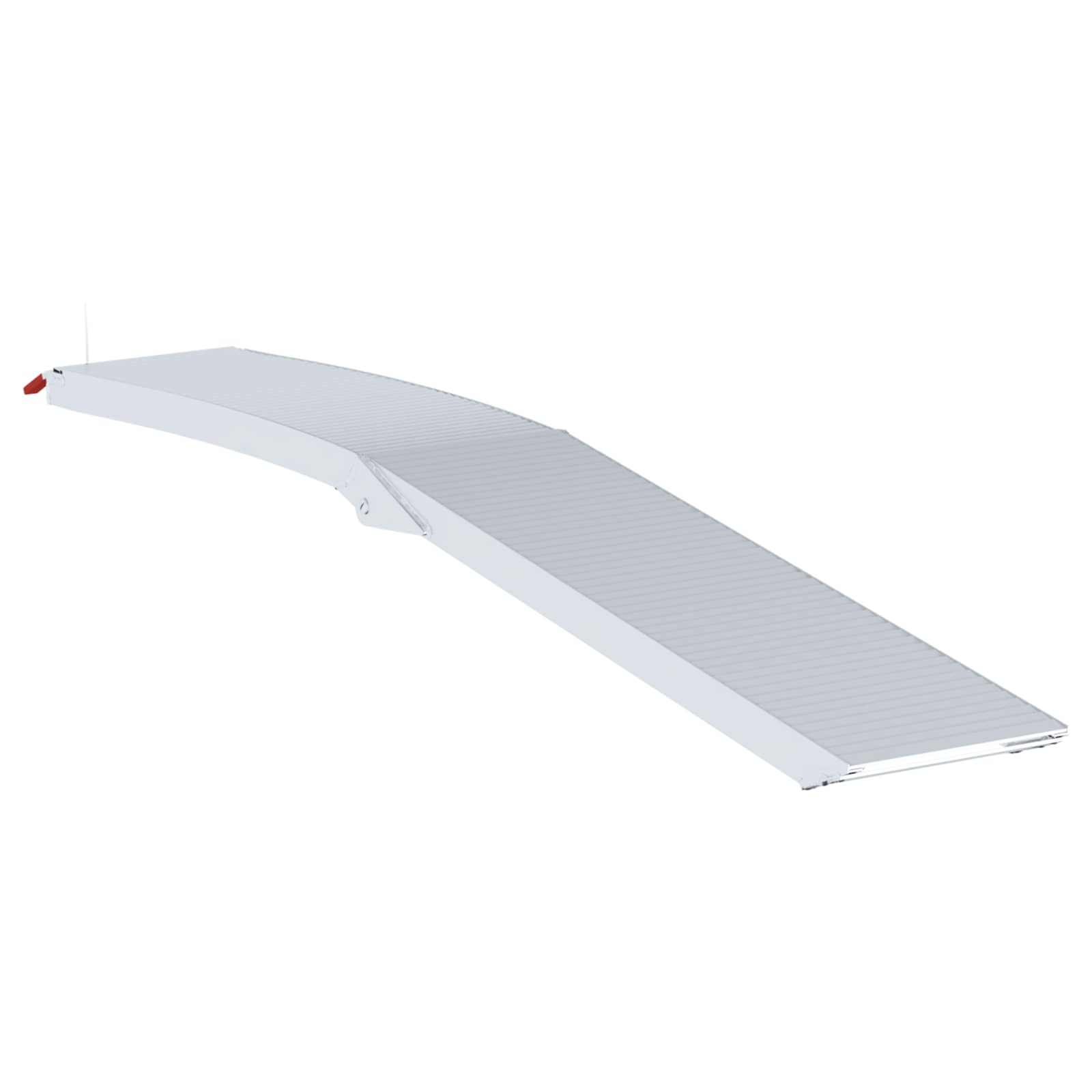 Motorradrampe 680 Kg 2 Pcs Silber 205 X 28 X 5 Cm Aluminium