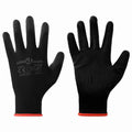 Arbeitshandschuhe 24 Pcs Schwarz 11 / Xxl Polyester
