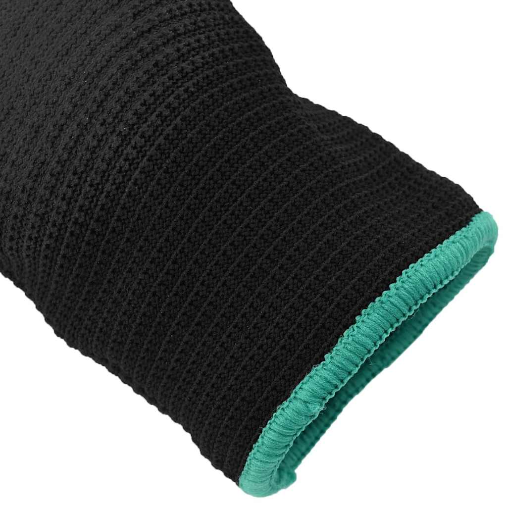 Arbeitshandschuhe 24 Pcs Schwarz 11 / Xxl Polyester