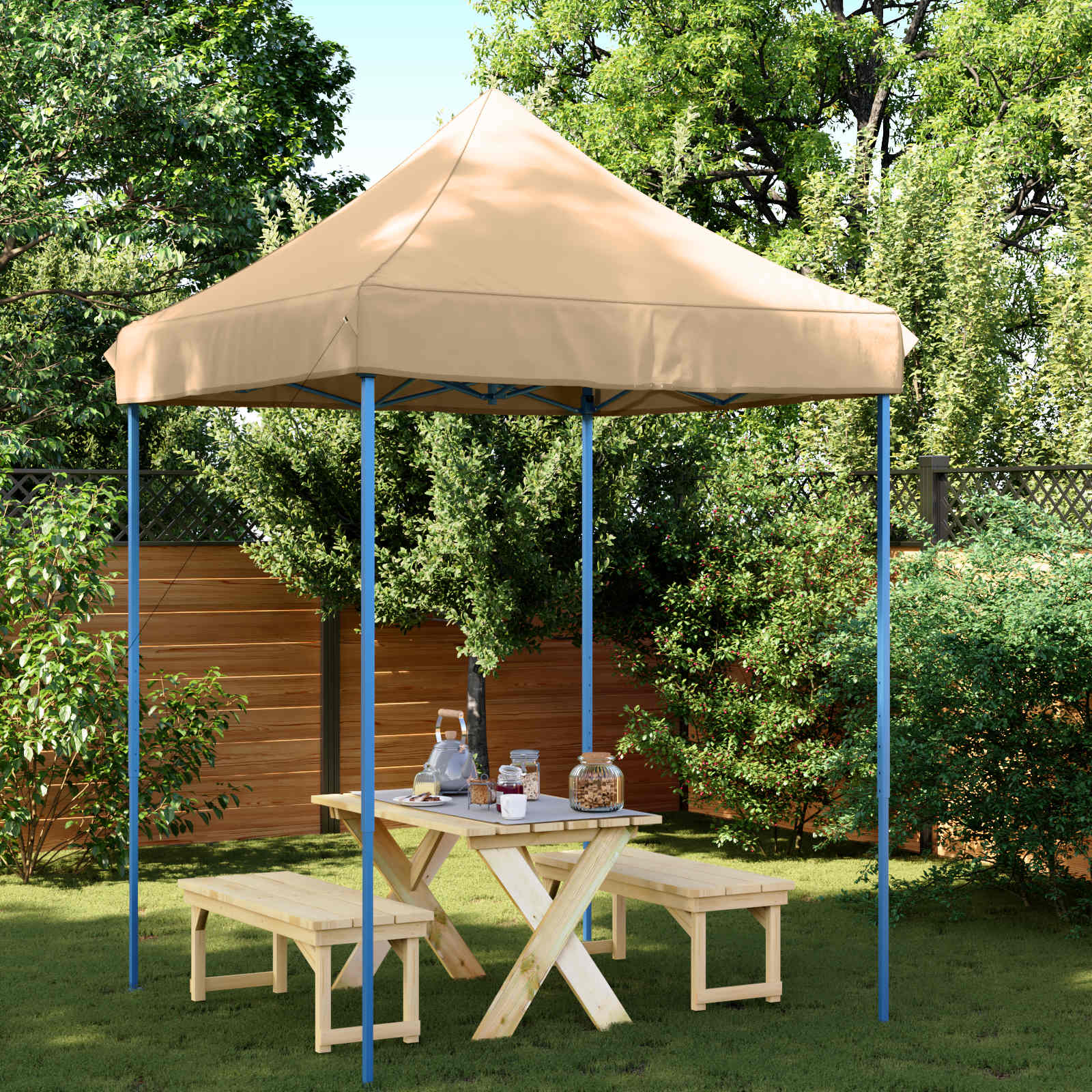 Party-Zelt 200 X 200 X 306 Cm Oxford-Stoff