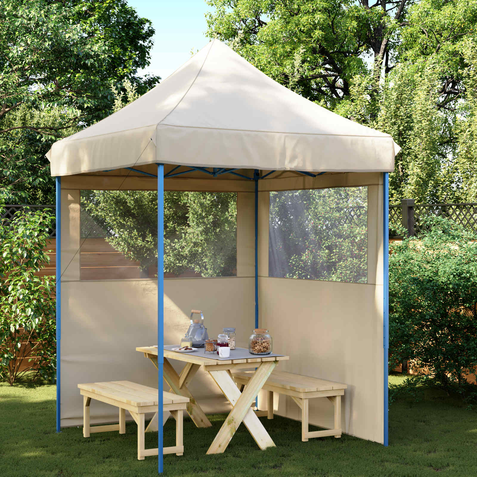 Party-Zelt 200 X 200 X 306 Cm Oxford-Stoff