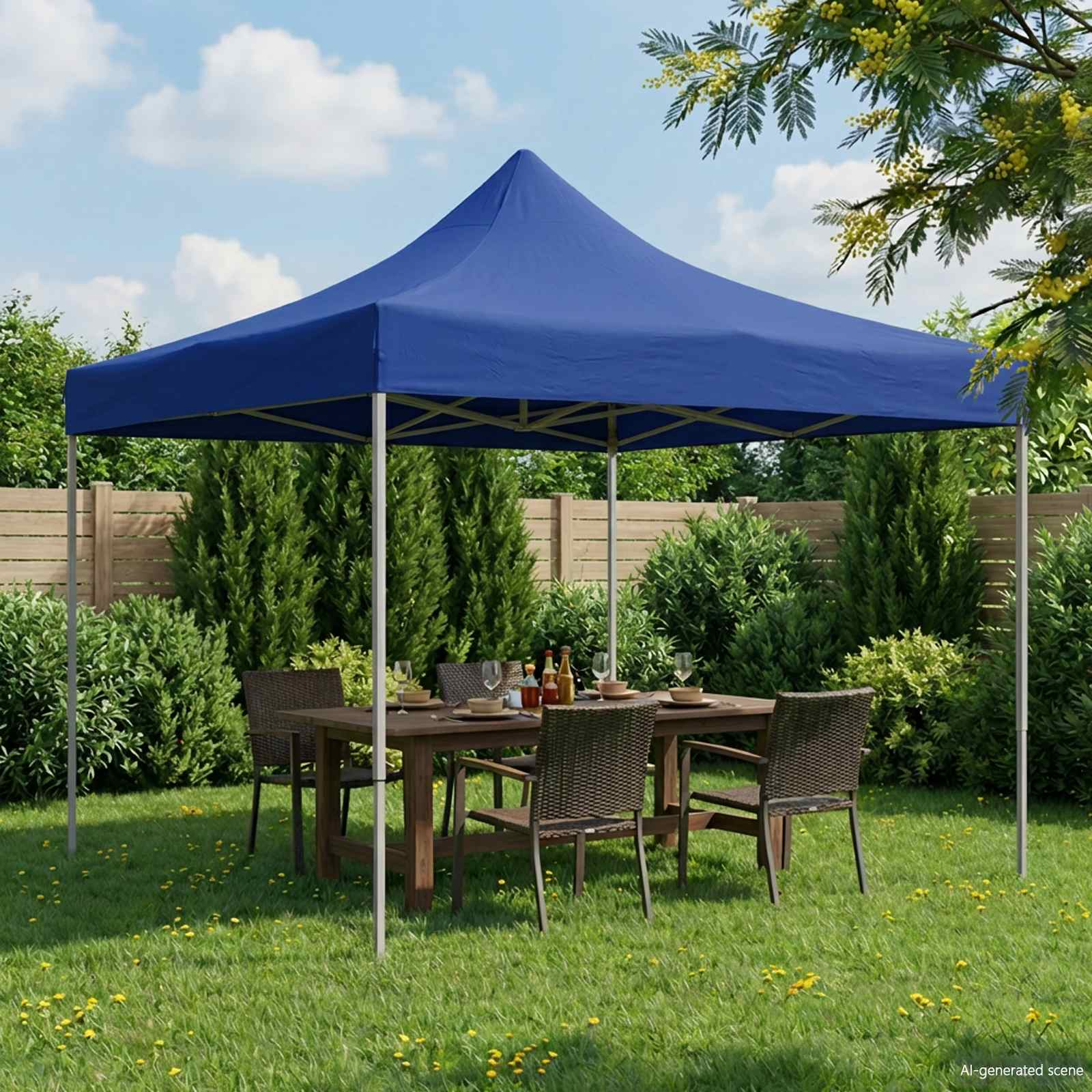 Party-Zelt 291 X 291 X 315 Cm Oxford-Stoff