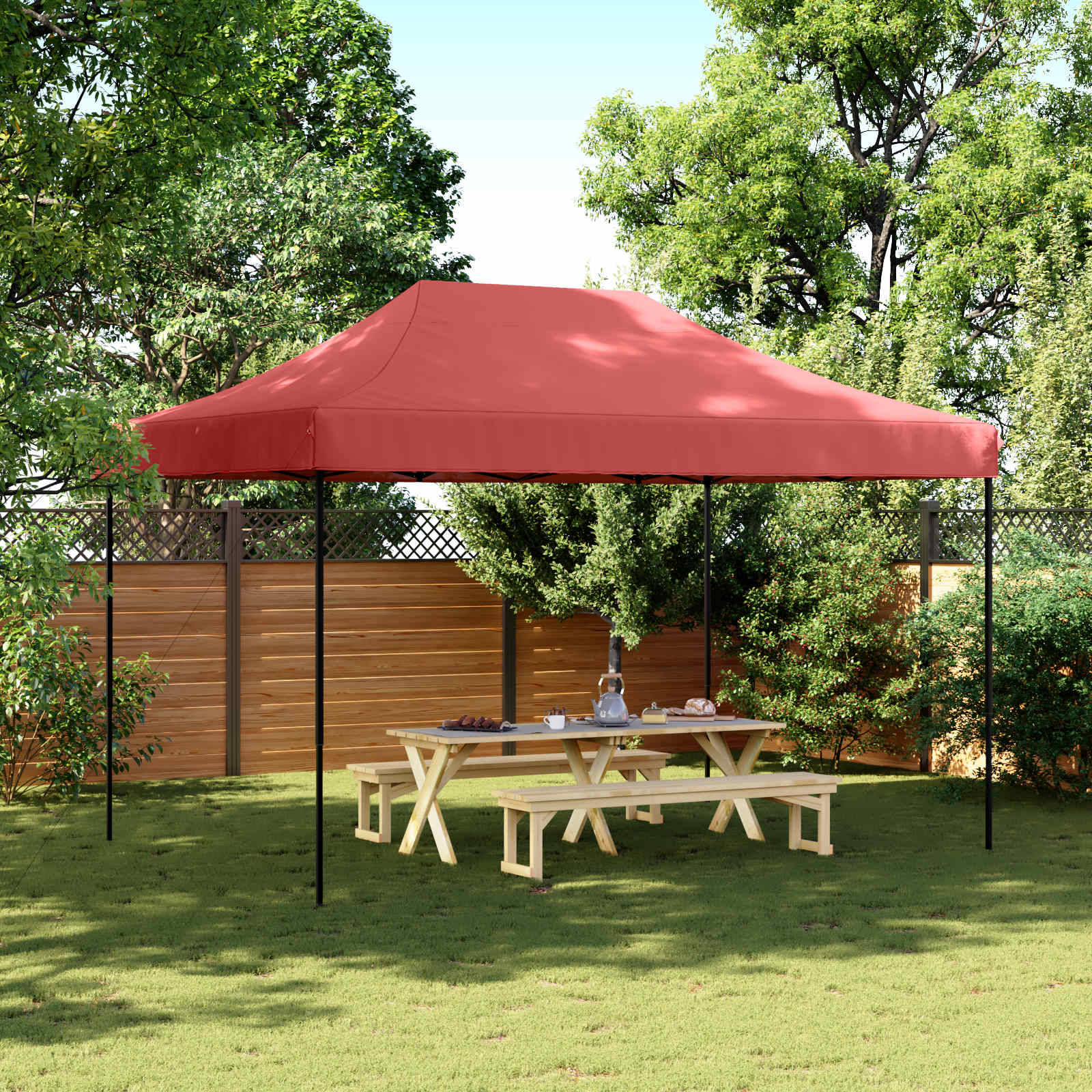 Party-Zelt 279 X 410 X 315 Cm Oxford-Stoff