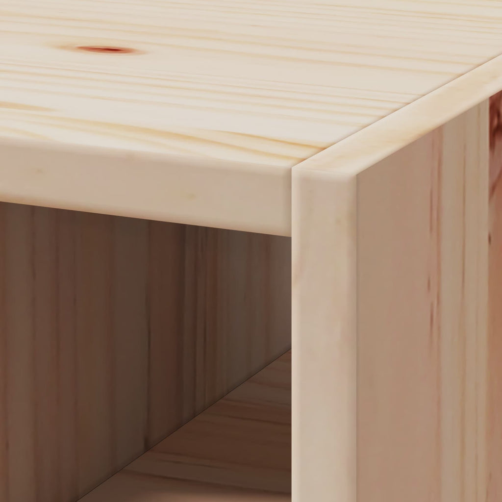 Weinregal 2 Pcs 56 X 25 X 56 Cm Massives Kiefernholz