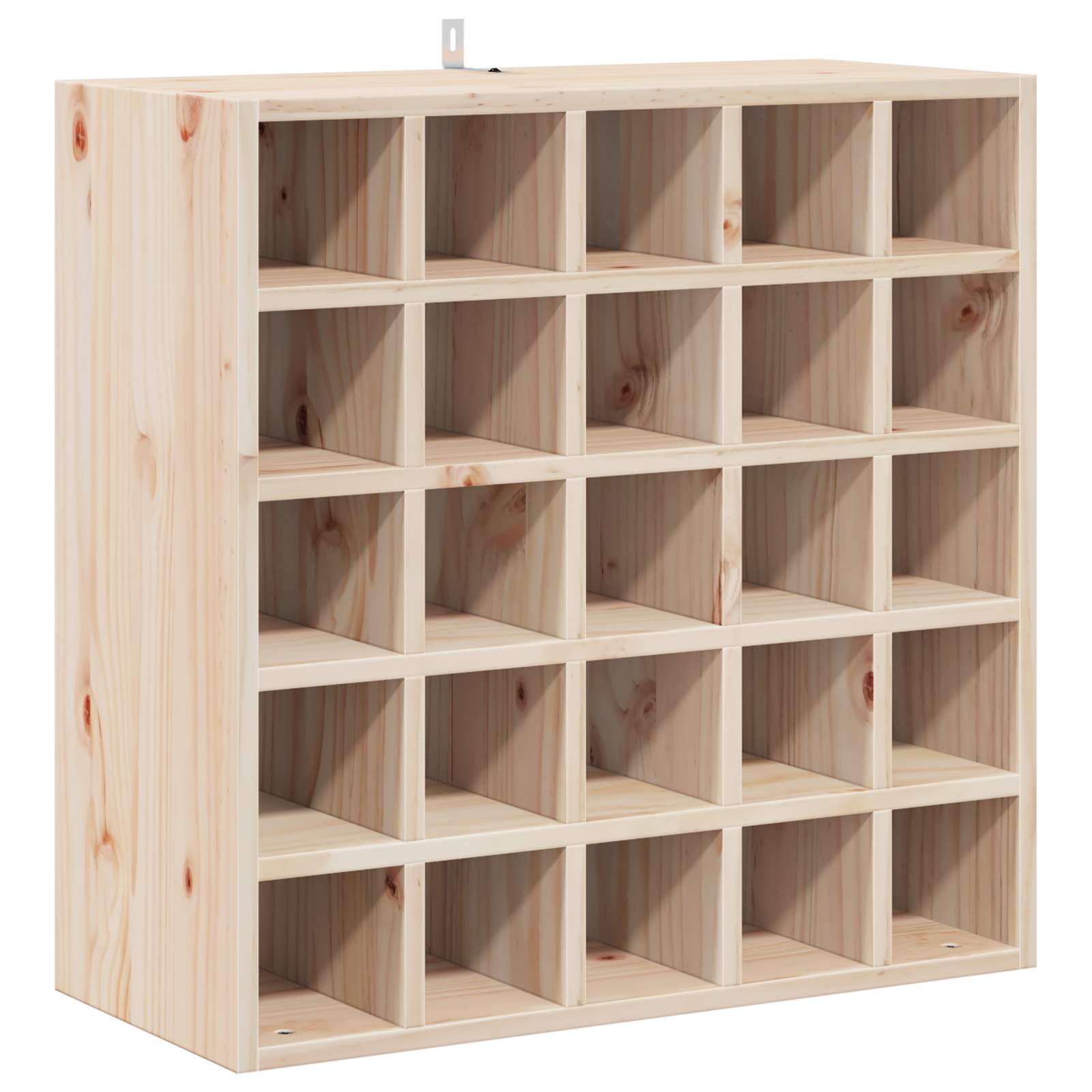 Weinregal 2 Pcs 56 X 25 X 56 Cm Massives Kiefernholz