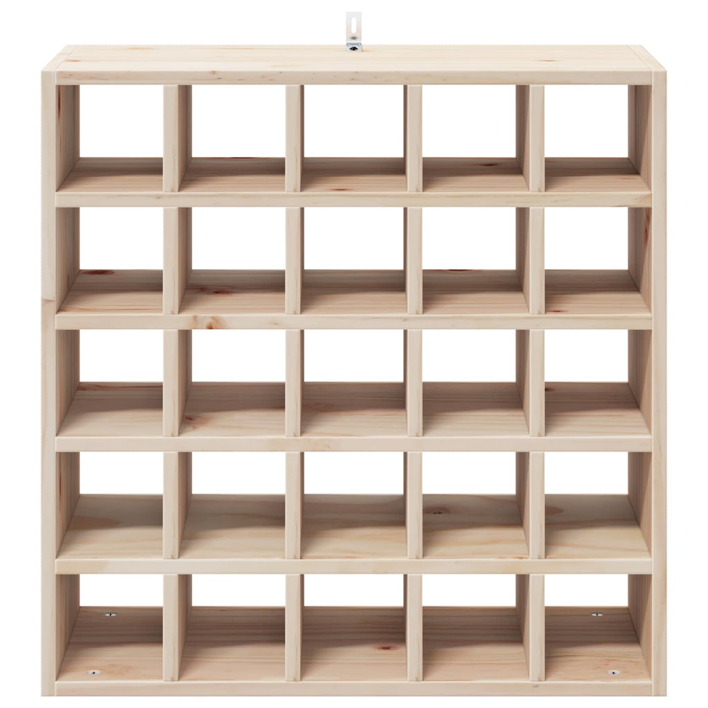 Weinregal 2 Pcs 56 X 25 X 56 Cm Massives Kiefernholz