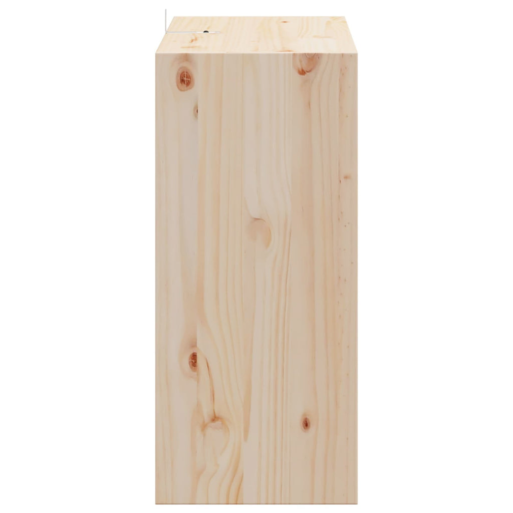 Weinregal 2 Pcs 56 X 25 X 56 Cm Massives Kiefernholz