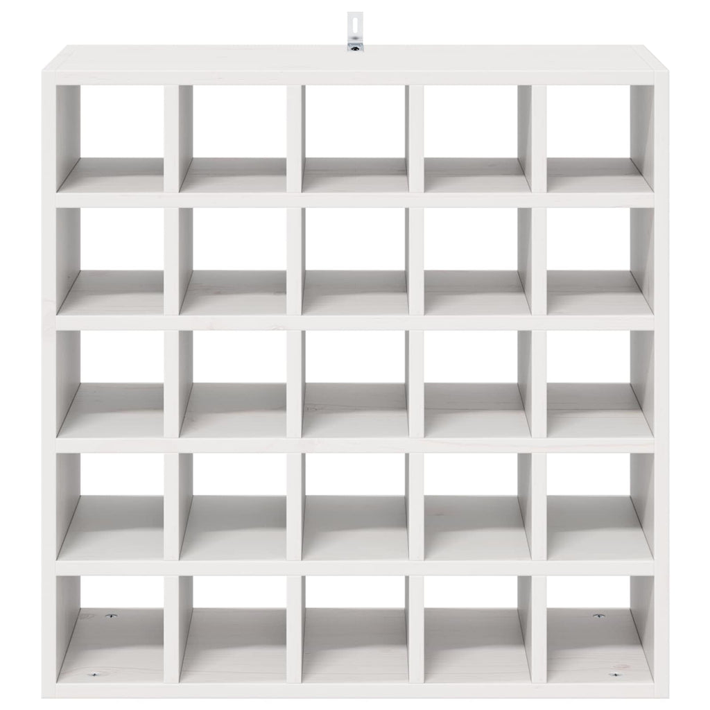 Weinregal 2 Pcs 56 X 25 X 56 Cm Massives Kiefernholz