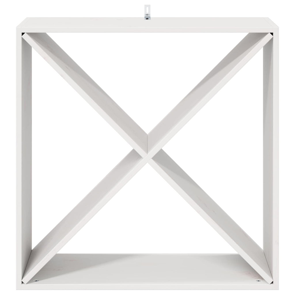 Weinregal 2 Pcs 62 X 25 X 62 Cm Massives Kiefernholz