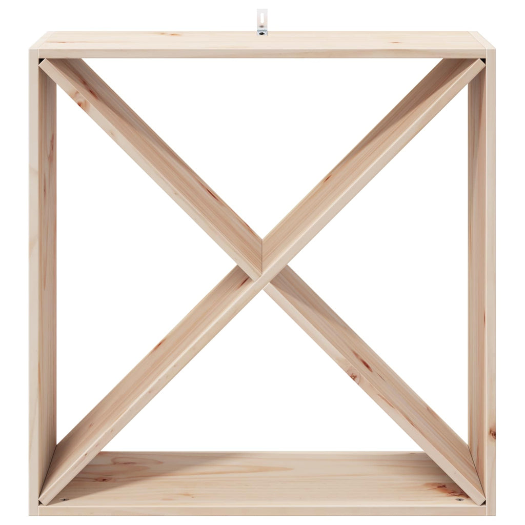 Weinregal 4 Pcs 62 X 25 X 62 Cm Massives Kiefernholz