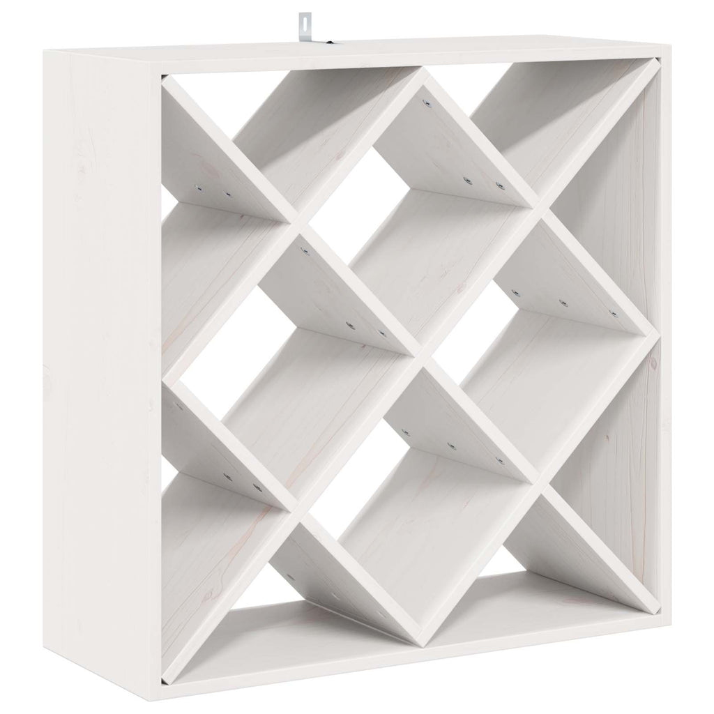 Weinregal 2 Pcs 62 X 25 X 62 Cm Massives Kiefernholz