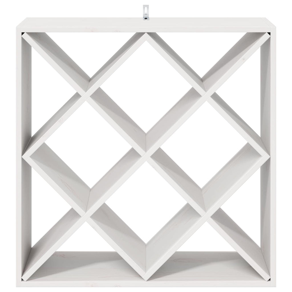 Weinregal 2 Pcs 62 X 25 X 62 Cm Massives Kiefernholz