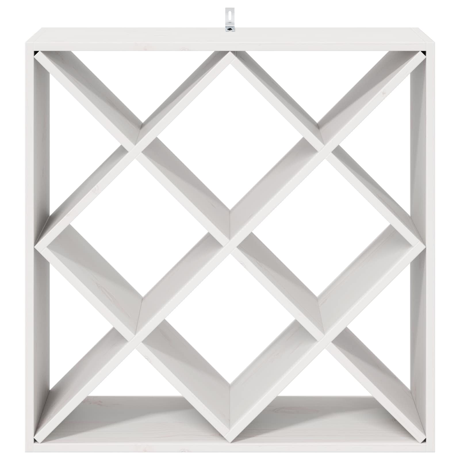 Weinregal 2 Pcs 62 X 25 X 62 Cm Massives Kiefernholz