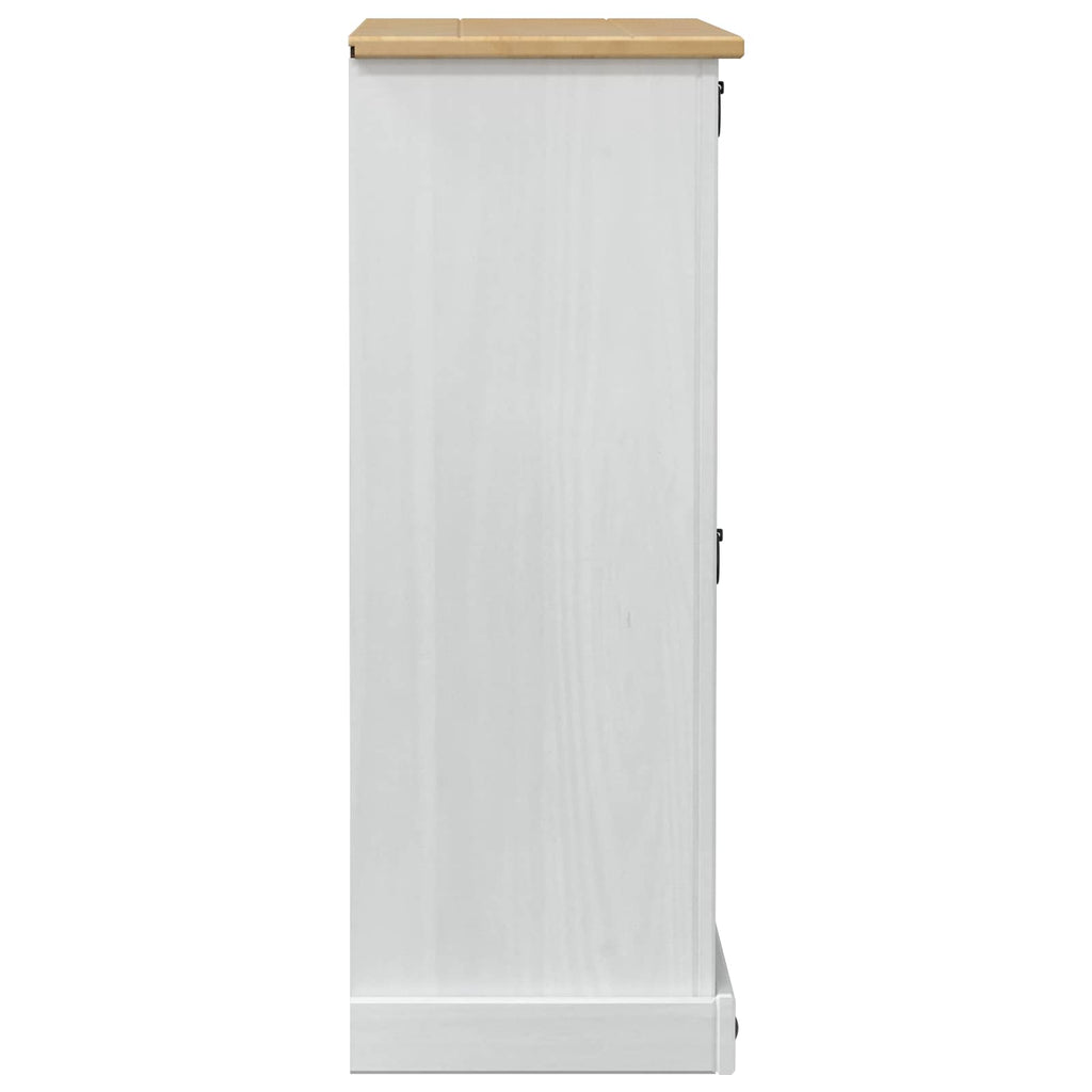 Schuhschrank Corona 99 X 32 X Massives Kiefernholz