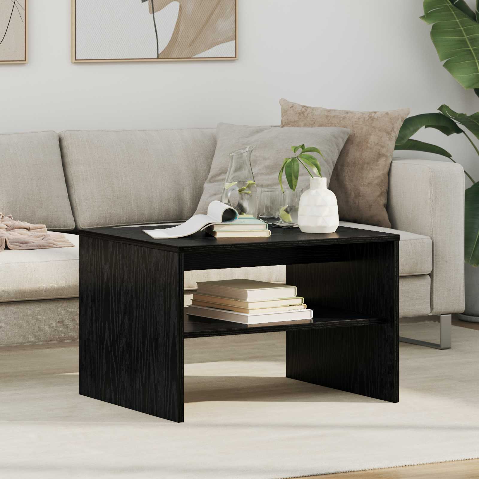 Couchtisch Beton Grau Holzwerkstoff