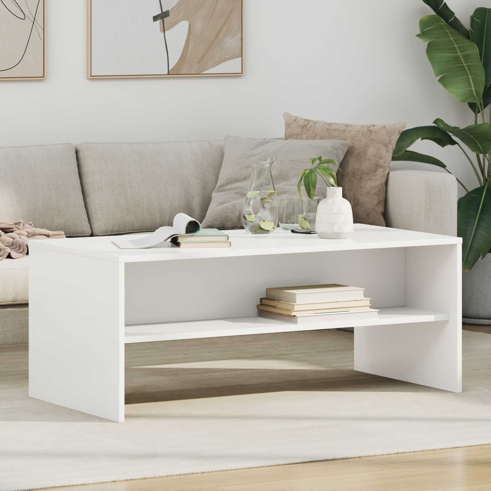 Couchtisch Beton Grau Holzwerkstoff