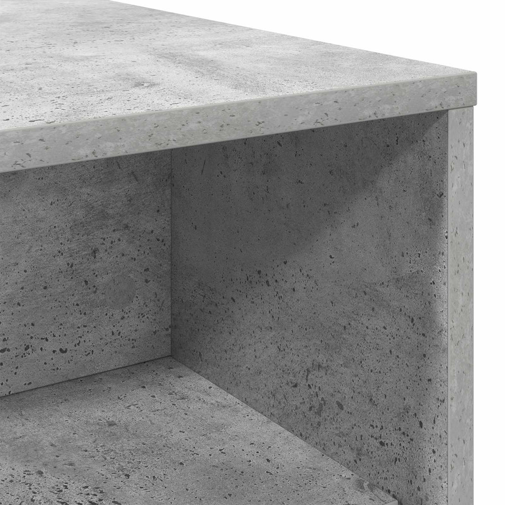 Couchtisch Beton Grau Holzwerkstoff