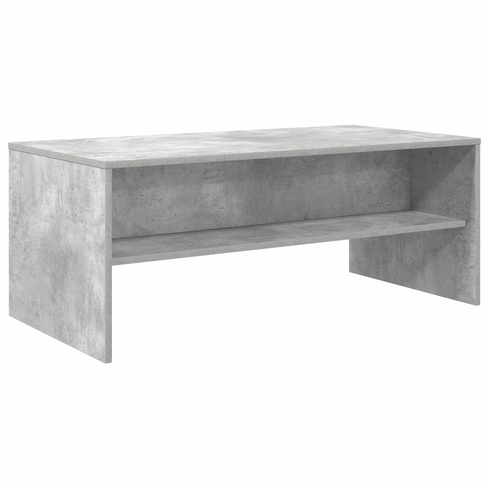 Couchtisch Beton Grau Holzwerkstoff