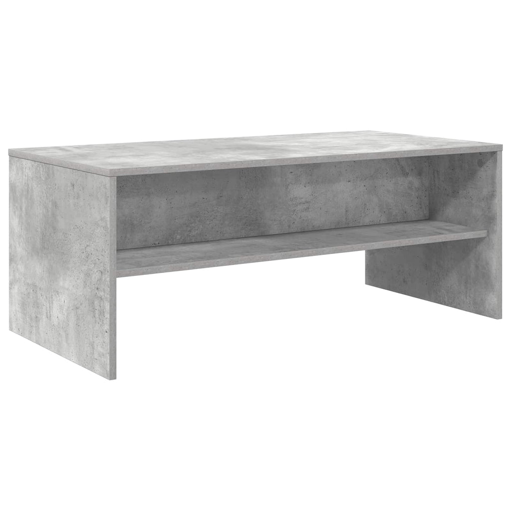Couchtisch Beton Grau Holzwerkstoff
