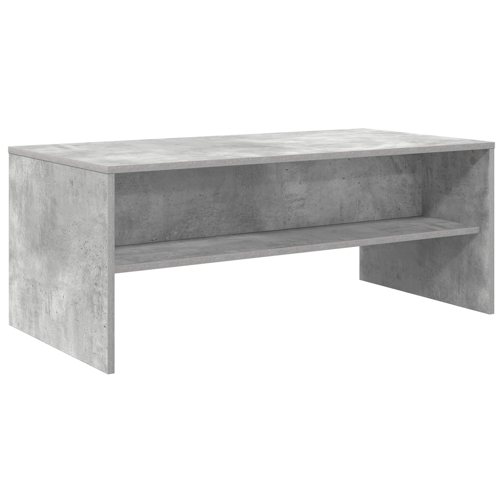 Couchtisch Beton Grau Holzwerkstoff