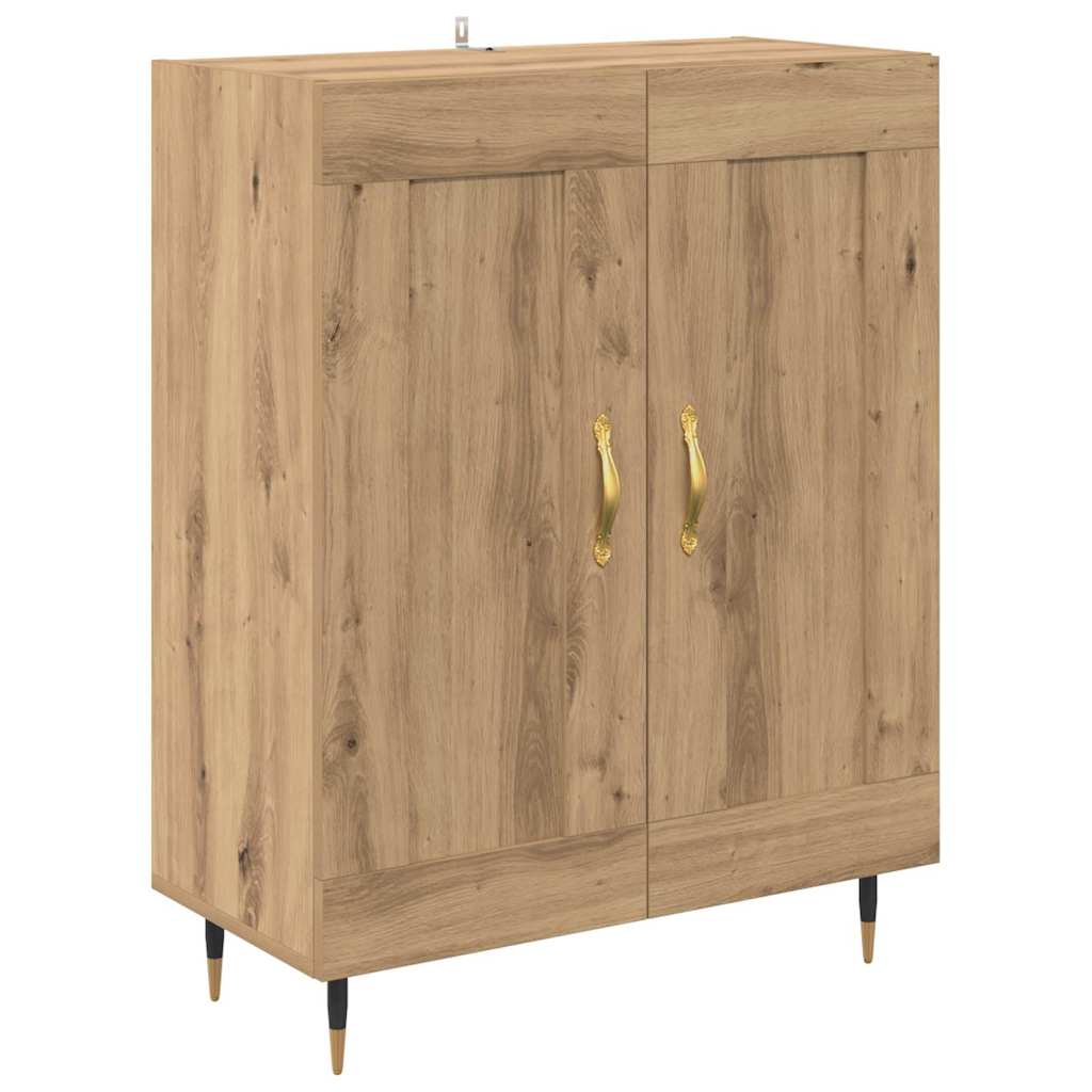 Highboard 69,5 X 34 X 180 Cm Holzwerkstoff