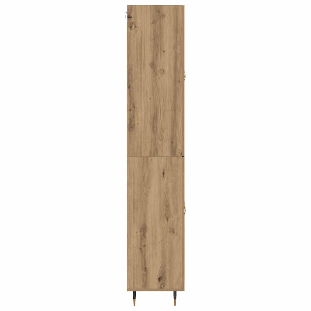Highboard 69,5 X 34 X 180 Cm Holzwerkstoff