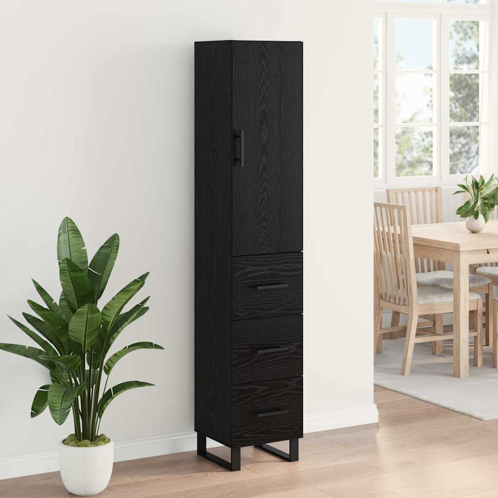 Highboard 34,5 X 34 X 180 Cm Holzwerkstoff