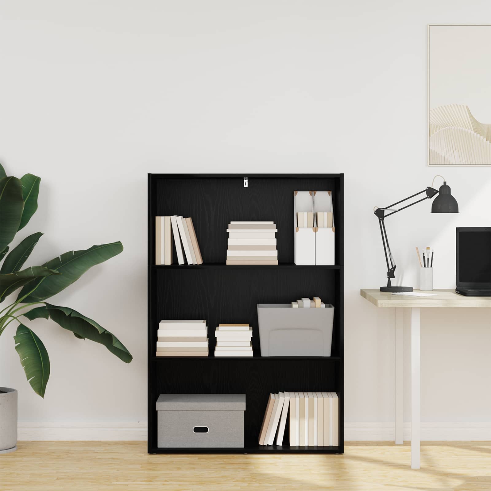 Bücherregal 80X30X76,5 Cm Holzwerkstoff