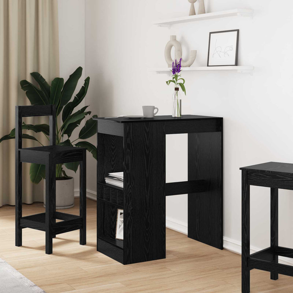 Bartisch Mit Regal -Optik 90X47,5X103,5 Cm Holzwerkstoff
